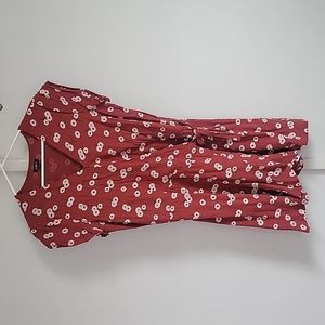 Loft dandelion skirt wrap romper